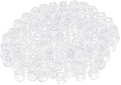 MagiDeal 100pcs Perles de Cheveux Barrettes Magiques pour Coiffure Diy Extensions de cheveux