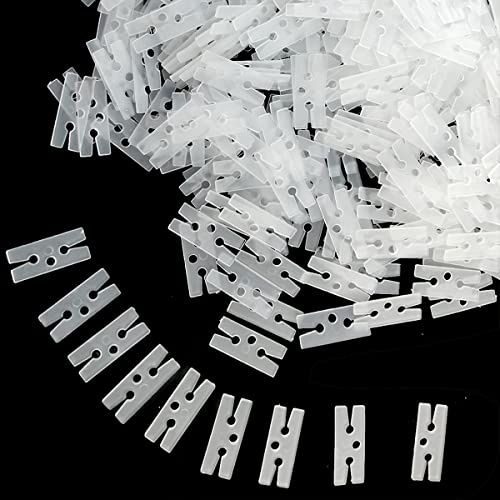 GXXMEI 300PCS Plastic Balloon Clips Ties for Sealing, H Shape Bulk Balloon Ties clips Tool for Wedding Party Christmas Birthday Decoration