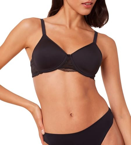 Triumph Damen Modern Lace+Cotton WP EX Bra, SCHWARZ, 85C