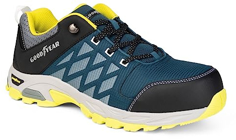 Goodyear GYSHU1662 Construction Boot, Petrol Yellow, 43 EU, Bensin gul, 43 EU