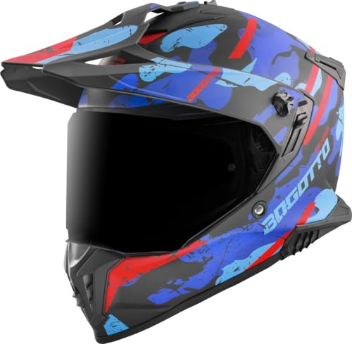 Bogotto FG-601 Sniper Casco da enduro in fibra di vetro