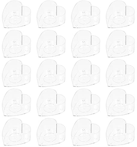 EXCEART 40piezas Moldes De Velas Recipientes Plásticos Para Derretir Cera y Fabricar Velas Artesanales Duraderos y Prácticos Para Proyectos Creativos y