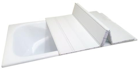 Tapa De Bañera, Cubiertas De Bañera, Bandeja De Bañera Plegable, Tablero De Material De PVC Adecuado For Baños Domésticos Y Pabellones De SPA (tamaño: 180x75x1,2 Cm/blanco) ( Size : 120x75x1.2cm )