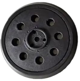 Trade-Shop Disco de Lijado con Almohadilla Adhesiva de cierre autoadherente de 8 Orificios y 125 mm Compatible con Bosch PEX 12 A/Ae, PEX 125 A/Ae, PEX 125 A-1/A-2, PEX 125 Ae-1, PEX 400 A/Ae