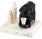 Baroni Home Porta Capsule Caffè Professionale con 3 Cassetti, Porta Capsule con Divisione a Scomparti, capacità 48 capsule, Organizzatore per Caffetteria con Cassettiera, 30x33x5 cm, Bianco