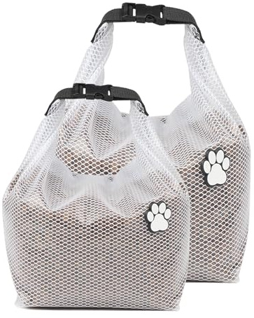 Hundefutter-Reisetasche, Reisebehälter für Hundefutter, 2 Stück, wasserdicht, 10 kg, perfekt für Campingausflüge, Hundepensionen und Wochenendausflüge