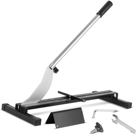STAHLWERK Laminatschneider | Vinylschneider | Laminatcutter | Laminat Schneidegerät mit 210 mm Schnittbreite | maximale Schnittstärke 12 mm | Ideal für das Verlegen von Laminat