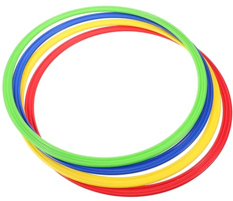POPETPOP 4 Uds Aros De Entrenamiento De Agilidad De Fútbol ​​Anillos De Entrenamiento De Agilidad De Velocidad para Jugadores De Fútbol para Ejercicios Y Mejora De La Coordinación