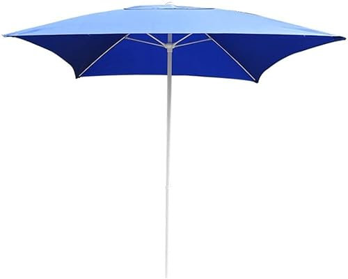 HUIBBGO Ombrellone Portatile Quadrato da 2,0 m, ombrellone Pieghevole Compatto con Protezione UV per Balcone, terrazza, Giardino, ombrellone da Esterno, Parasole