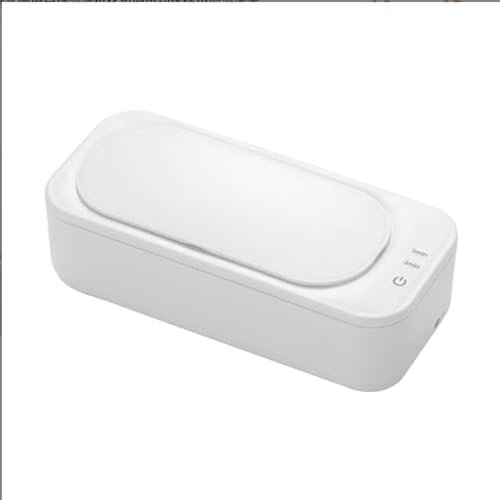 Anluomania Ultraschallreinigungsgerät, Ultraschallgerät 47000Hz, Ultraschallreiniger 350ML, Brillenreinigungsgerät, Ultrasonic Cleaner mit 2 Modi für Brillen Zahnersatz Schmuck Ringe Münzen Halskette