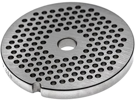 vhbw piastra forata 32 compatibile con Porkert tritacarne - diametro fori 4,5mm, foro centrale 13,4mm, acciaio inox