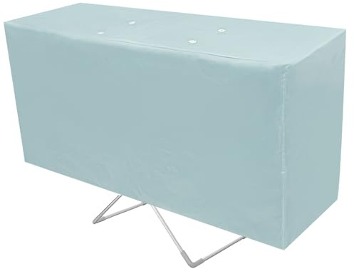Ghshanog Heated Clothes Airer Cover, Electric Heated Clothes Dryer Cover,146x53x74CM Folding Laundry Dryer Covers Indoor, Oxford Cloth Drying Rack Covers to Help Speed Up Drying(grey)
