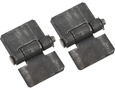 HEEPDD Fine Fabrication de Portes en Acier Charnières pour la Remorque, 2 Pcs pour les Portes et les