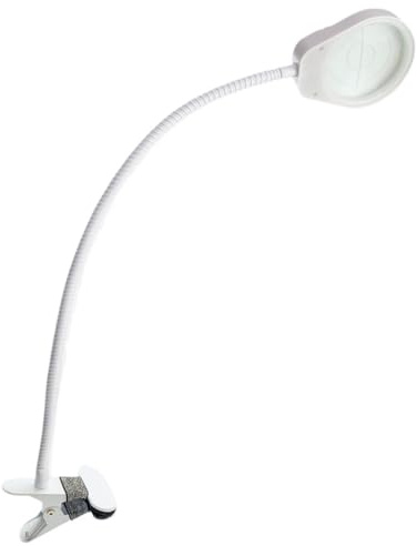 ONMYJFD Reading Magnifying Glass Desk Lamp Eyebrow Tattoo Embroidery Assistance LED Magnifying Glass(10x)
