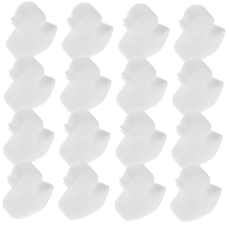 Mikikit 16 Pièces Éponge Absorbante Huile pour Piscine Spa Filtre Et Lot de Tampons De Nettoyage Réutilisables Forme De Canard pour Nettoyage