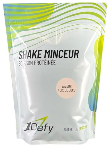 1Defy - Shake Minceur - Boisson protéinée - Boisson minceur (750g, Noix de coco)