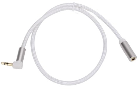 KUIDAMOS Cavo Stereo Maschio-femmina con Materiale di Alta qualità per Prestazioni Migliorate per Laptop, Telefoni, Tablet, TV [1 X Cavo ] (2M)