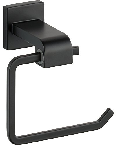 Delta 77550 Ara Wall Mounted Single Hook Tissue Holder, Matte Black