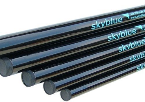 Skyblueleisure 5m Telescopic Pole with Ground Spike ideal for flags,windsocks, camping and festivals