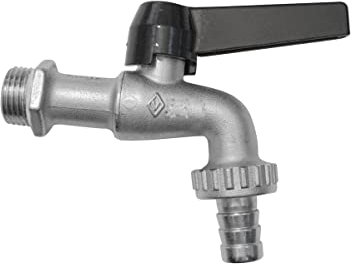 RUBINETTO PORTAGOMMA A LEVA 1 A SFERA DA GIARDINO IRRIGAZIONE FONTANA