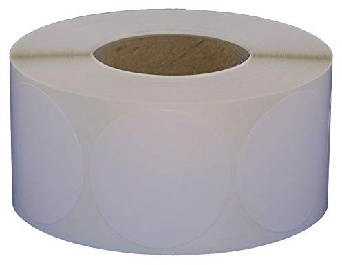 Markierungspunkte/Klebepunkte auf Rolle - Ø 50 mm - PE-Folie weiß - 1.000 Stück