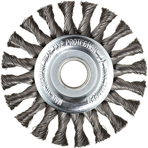 Lukas BRSZ Brosse métallique ronde pour meuleuse d'angle 115 x 12 mm