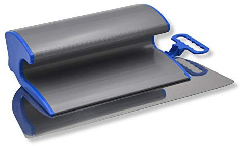 DEWEPRO® Surface spatula with handy handle and replaceable stainless steel blade 0.3 mm - width: 200 mm