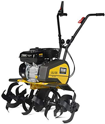 Texas Profi Gartenfräse Lilli 535TG Benzin | Motorhacke mit 5,5 PS & Dual Shaft | 36–85 cm Arbeitsbreite | 33 cm Tiefe | 212 cm³ | 4-Takt | 4000 W | 1 Vor.- + 1 Rückwärtsgang | Zubehör optional