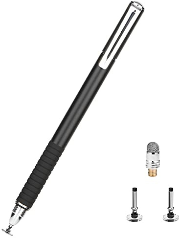 Mafiti - Pennino capacitivo capacitivo con punta in fibra 2 in 1, universale, compatibile con iPad Pro/Mini/Air/iPhone/Android