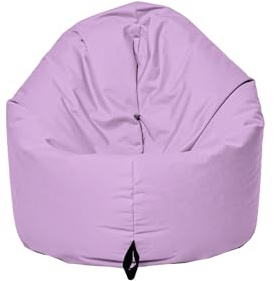 MB MILLINDABAG 2 in 1 Sitzsack für Kinder Jugendliche und Erwachsene Beanbag Sessel Kissen Indoor & Outdoor Gaminggeignet & bereits gefüllt Sitzkissen Bodenkissen (Flieder, Durchmesser: 125 cm)