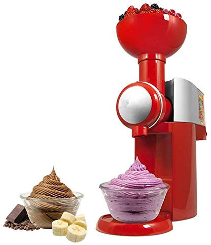 Machine à Desserts glacés, sorbetière électronique, Yaourt glacé à Servir Doux, avec Recettes gratuites, Dessert glacé à la cuillère à Fruits et sorbetière, pour Faire des sorbets