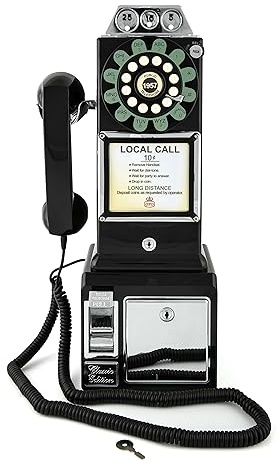 GPO Retro Diner Phone - Push Button, Wall Mountable Telephone