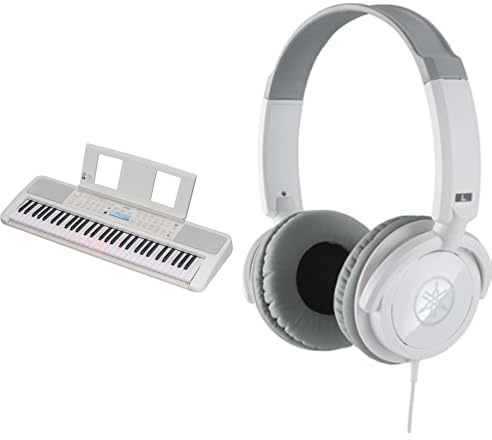Yamaha Tragbares Yamaha-Keyboard EZ-310 für Anfänger im Paket mit HPH-100-Kopfhörern