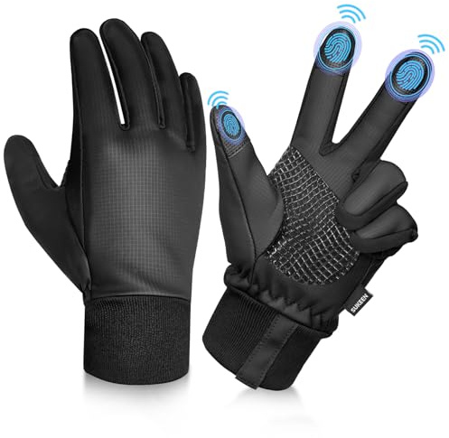 Sukeen Kid Winter Gloves for Boy Girls-Black