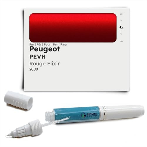Genuine Colors Lackstift Rouge Elixir PEVH für Peugeot Rot 2008