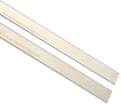 Set of 2 Planer Blades 350 x 25 x 3 mm HSS %18 Tungsten Planing Knife Made by Xcalibur Tooling