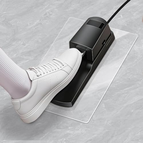 25,4 x 19,1 cm Klavier-Sustain-Pedal-Matte für Keyboard, Stützfuß | Pedalstützpolster für verbesserte Stabilität, Teppich- und Hartholzbodenschutz (transparent, 1 Stück)