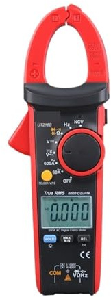 1 pz UT216B Pinza amperometrica digitale 600 A AC/DC Voltmetro NCV VFC Diodo retroilluminato
