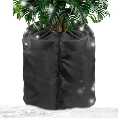 Generico Protección contra plantas, protección antiplantas – Cubierta térmica para flores con cremallera y cordón | para jardín, invernadero, arbusto, rosa, maceta, árbol frutal, cítricos, higo