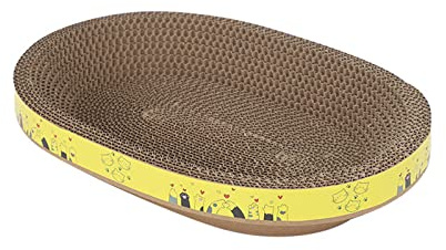 Rascador para Gatos, Almohadilla para rascar de cartón Corrugado, rascador para salón, Cama, sofá, sofá para rascar para Gatos de Interior, tapete rascador para salón para sofá, protección