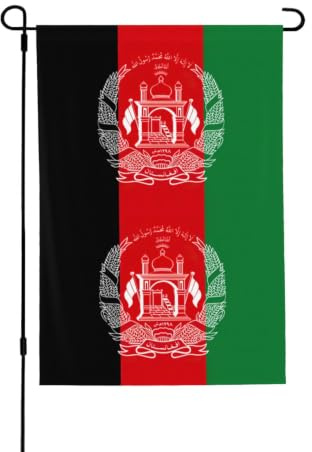 Flagge von Afghanistan, bedruckt, Terrasse, Haus, wendbar, Polyester, Veranda, Banner, klassische saisonale Gartenakzente, Hofdekoration