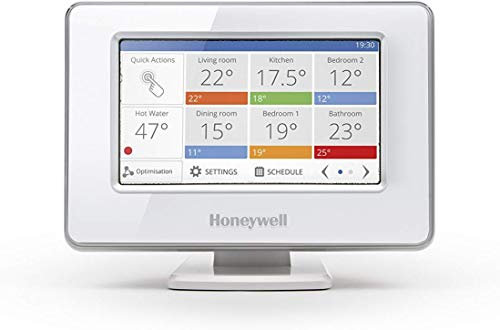 Honeywell Home ATP921R3052 evohome Wi-Fi Zentrales Bediengerät, weiß