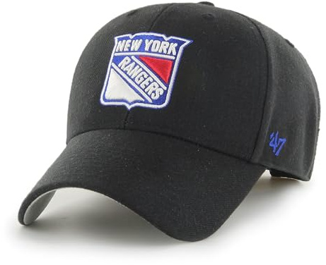 47 NHL Caps verstellbar Eishockey Kappe gebogener Schirm Teamlogo Snapback Klettverschluss