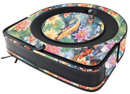 MightySkins Glossy Glitter Skin Compatible with iRobot Roomba s9 Vacuum - Koi Pond | Protective High-Gloss Glitter Finish | Easy to Apply and Change Styles | Made in The USA