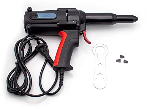 Toplionace 220V Hochleistungs Nietpistole, TAC700 Nagelpistole Nietwerkzeug Elektrischer Blindniete Messer 600W 4.0-6.4MM 16000N Hub 25MM