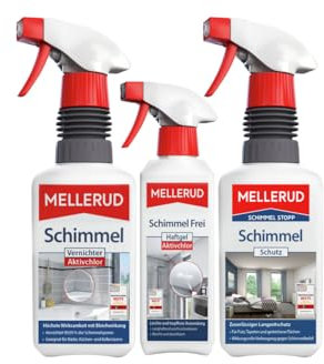 MELLERUD Schimmel Frei Set | Effektive Schimmelbekämpfung und Langzeitschutz für Wände, Decken & Fugen | Set mit 3 Produkten