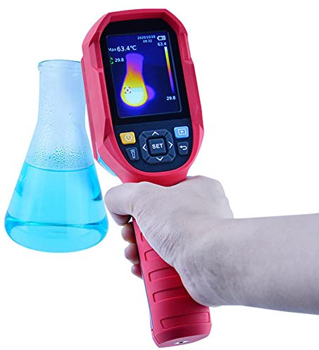 Thermal Imaging Camera UNI-T UTi260B 256x192 High Resolution Handheld IR Thermal Imager, IP65 Heavy Duty Thermal Camera 5000mAh rechargeable Battery Video Recording -20°C~550°C Temperature Range