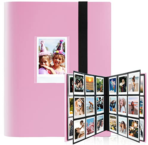 Album Fotografico con 432+1 Tasche per 3 Pollici Film - Compatibile con Fujifilm Instax Mini 12 11 9 8 25 70 90 40 99 SE 7+ LiPlay Evo Link, Polaroid Snap PIC-300, Kodak Instant Printer