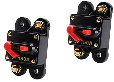 Vaguelly 2 Stücke 150 12v 150amp Auto Reset Auto Marine Boot Überstrom Taste Reset