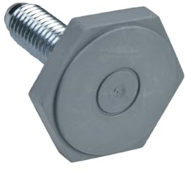 LUTH Premium Profi Parts Gerätefuß kompatibel mit Gorenje 499533 M10 Gewinde Verstellbar Mit Mutter für Waschmaschine